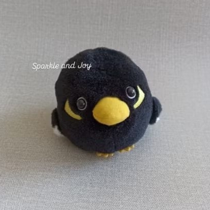 Boneka Burung Hitam Amuse / Plushie - Sparkle and Joy