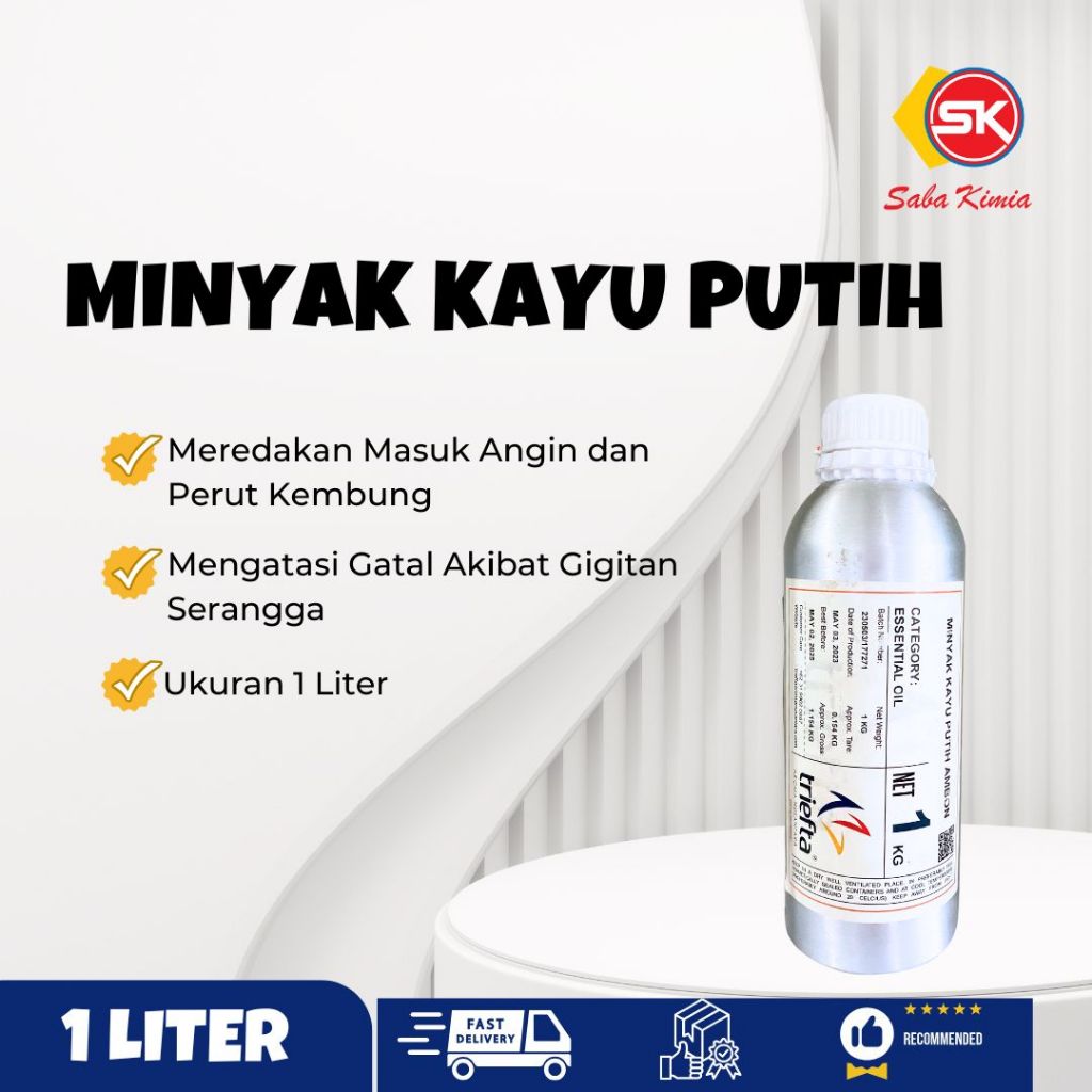 Minyak Urut | Minyak Kayu Putih Ambon 1 Liter