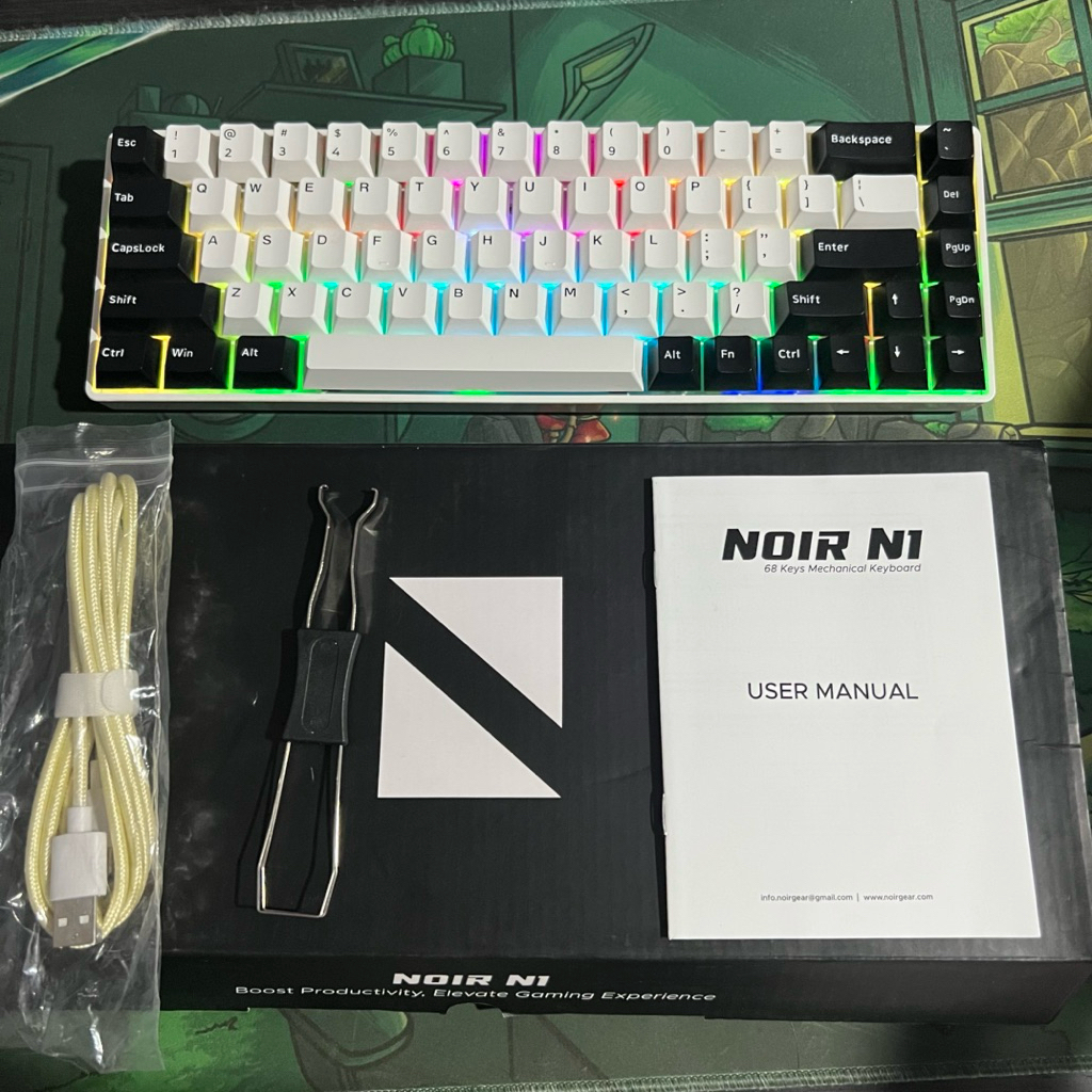 Noir N1 Pro Gateron Yellow Switch Mod
