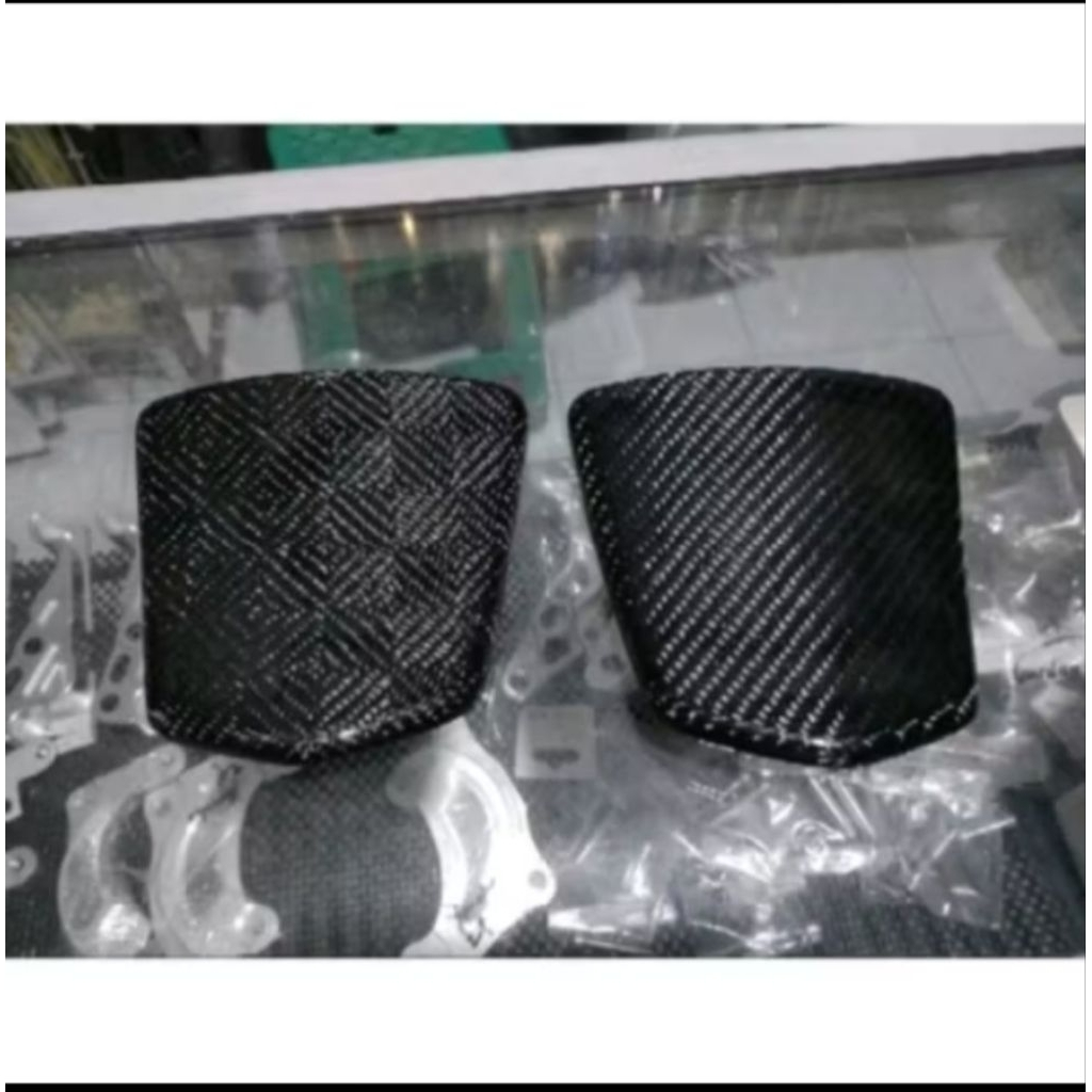 tutup tangki PCX CBU part ori karbon kevlar asli
