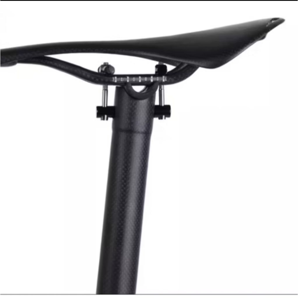 Seatpost Carbon 31.8 panjang 580mm Seatpost Sepeda Lipat Seatpost Seli Tiang sadel carbon