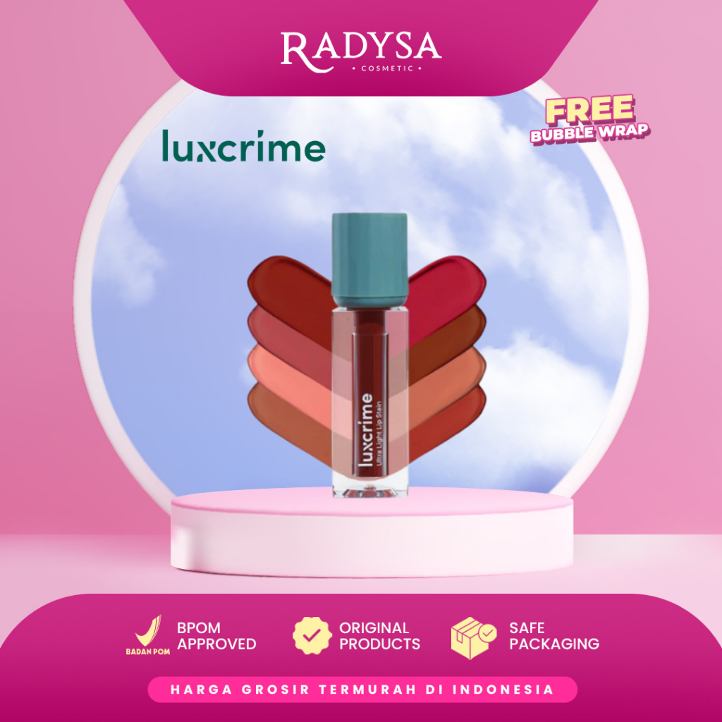 𝐑𝐀𝐃𝐘𝐒𝐀 - Luxcrime Ultra Light Lip Stain - Liptint Waterproof