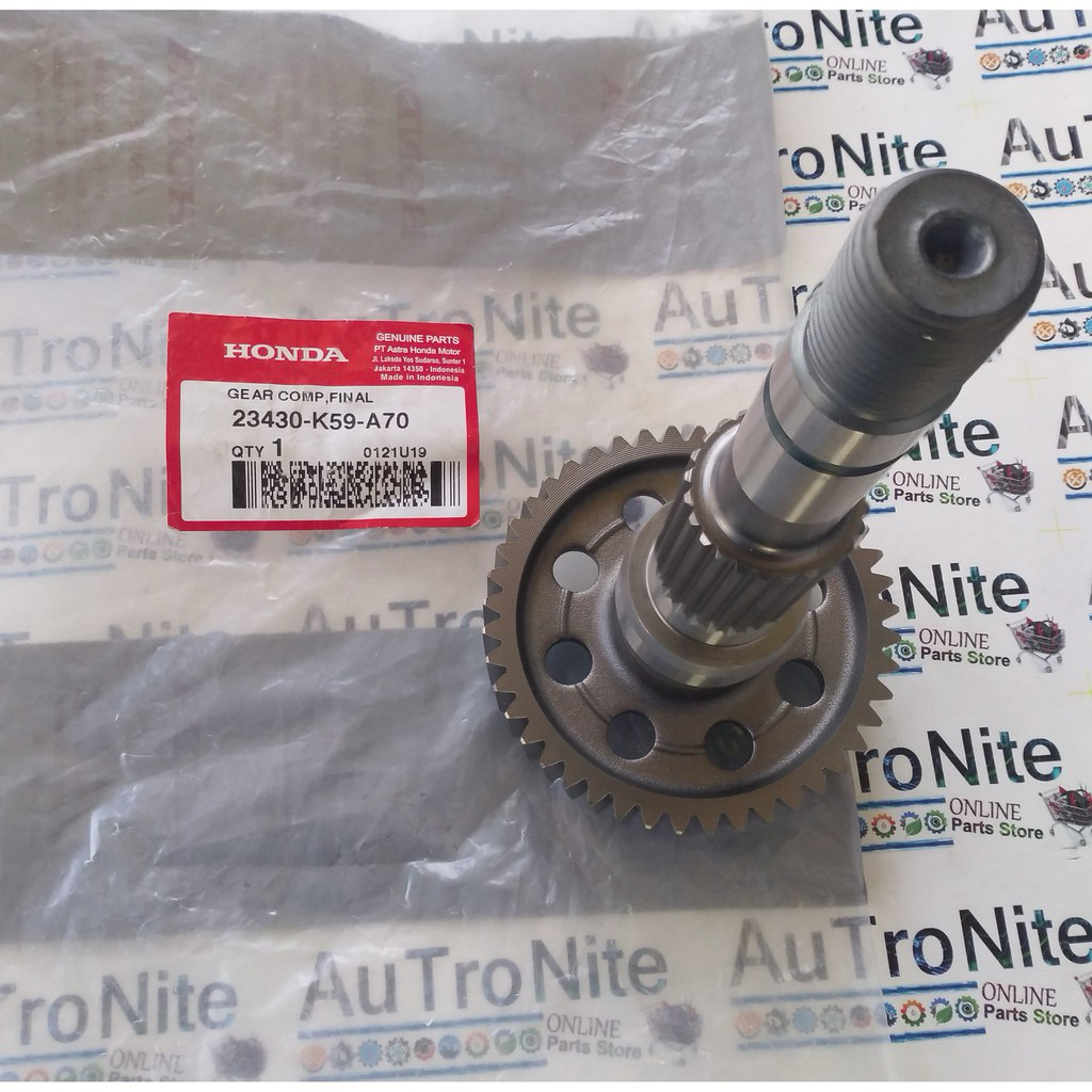 GEAR AS RODA BELAKANG VARIO 125/150 23430-K59-A70