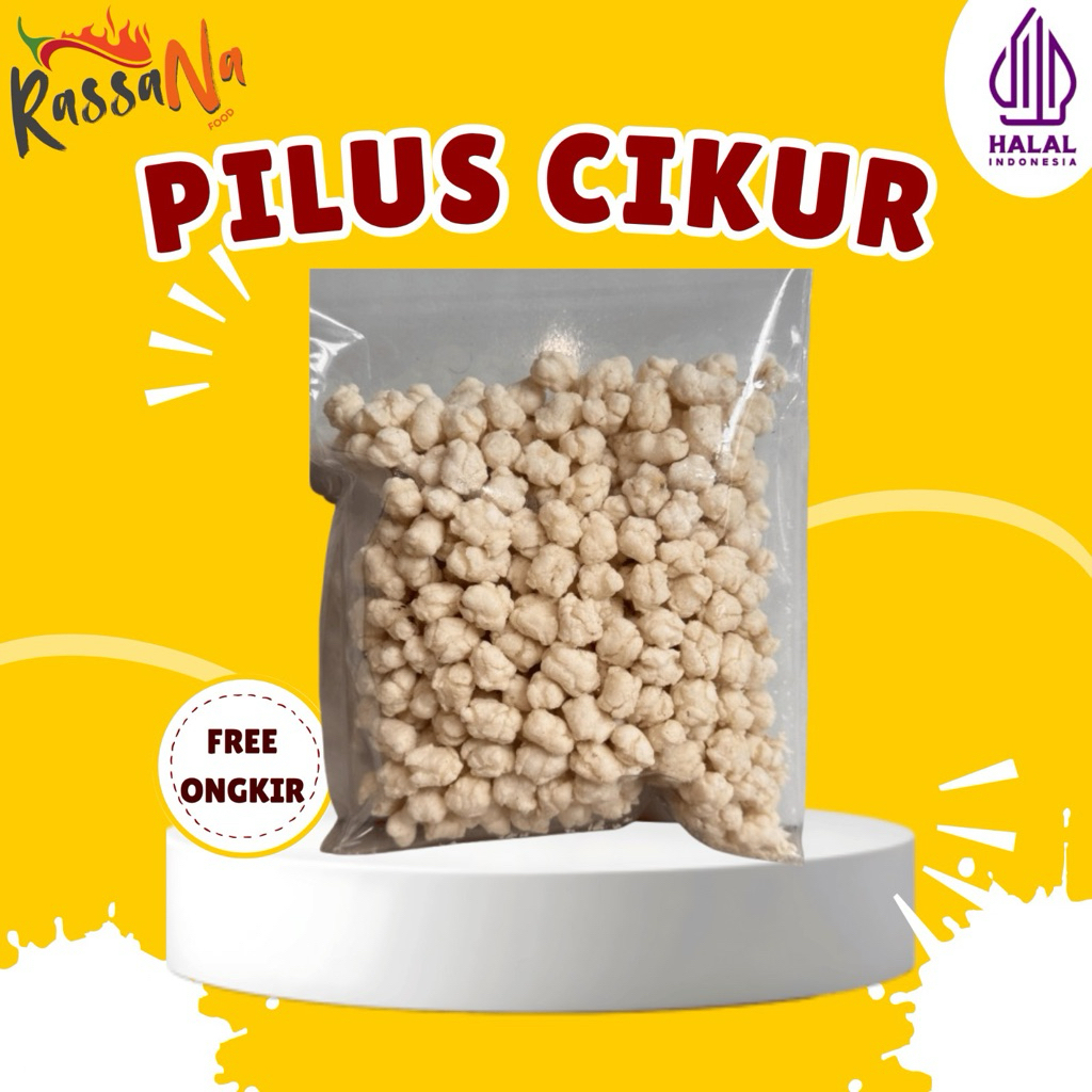 

Pilus Baso Aci Seblak 200 Gram Pilus Cikur