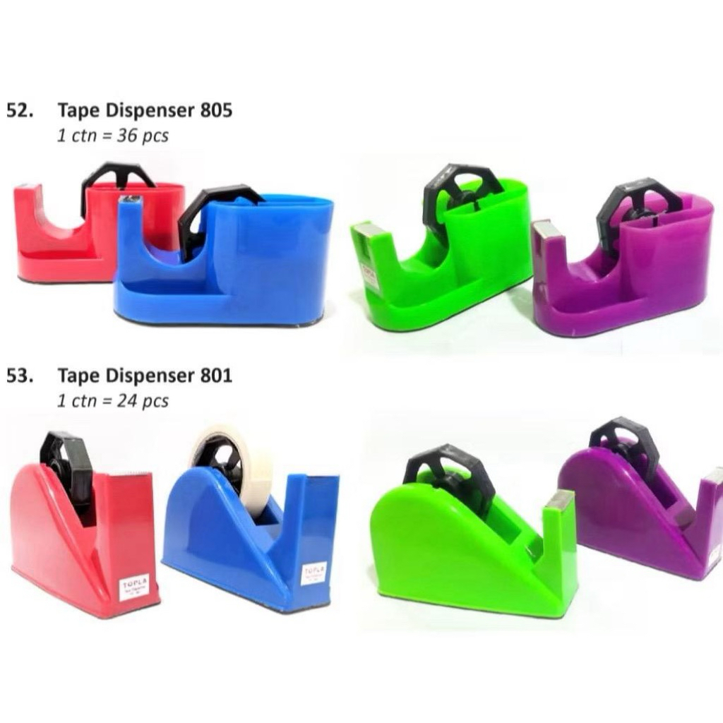 

Tape Dispenser / Tape Cutter / Tempat Selotip Topla TD 801/ TD 805