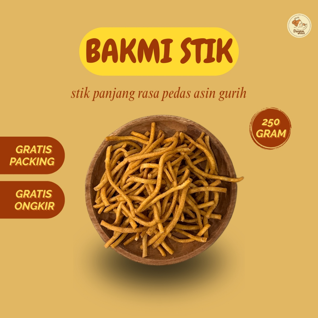 

BAKMI STIK / STIK MIE PEDAS ASIN 250GR