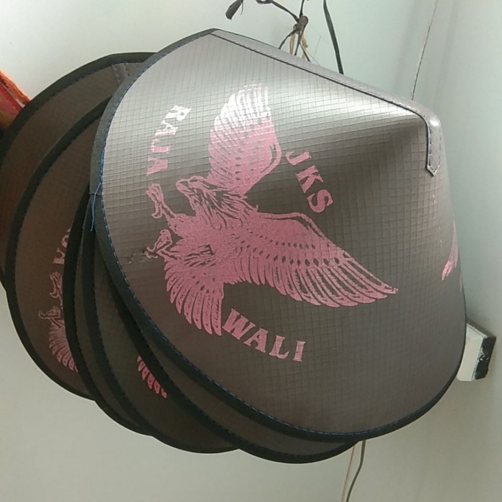 Caping Spons Plus Tali Dagu Caping Topi Petani Waterproof