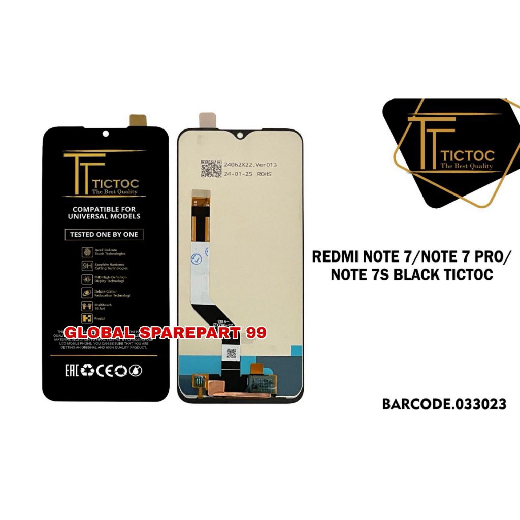 LCD XIAOMI REDMI NOTE 7 / REDMI NOTE 7 PRO / REDMI NOTE 7S TICTOC