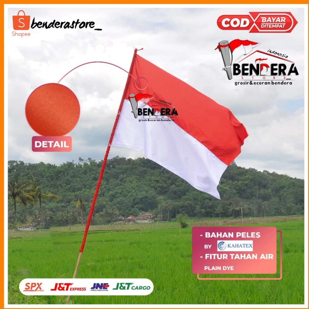 BENDERA MERAH PUTIH / BENDERA INDONESIA JUMBO