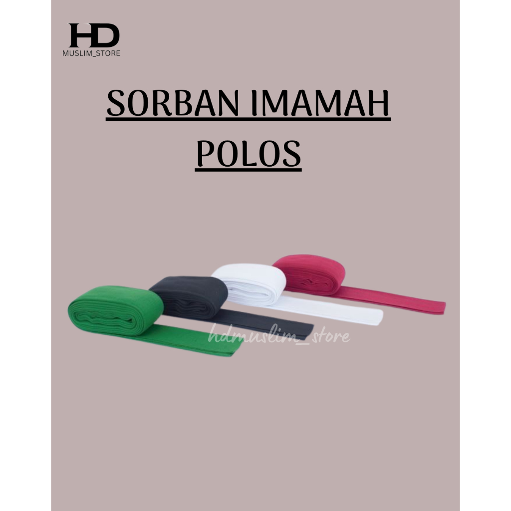 Sorban Imamah / Imamah Saja Sorban Imamah