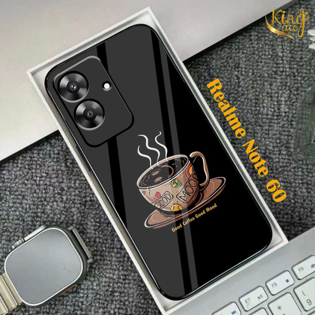Case Hp Glass Kilau For REALME NOTE 60 - Casing Hp REALME NOTE 60 - K35