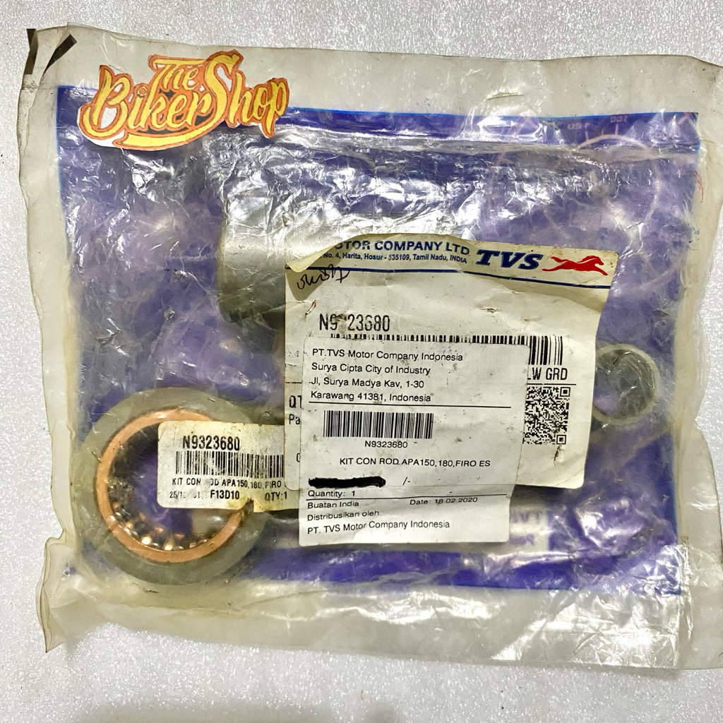 stang seher / stang piston / connecting rod TVS APACHE RTR 180 Original TVS