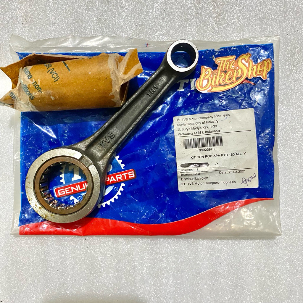 stang seher / stang piston / connecting rod TVS APACHE RTR 160 Original TVS