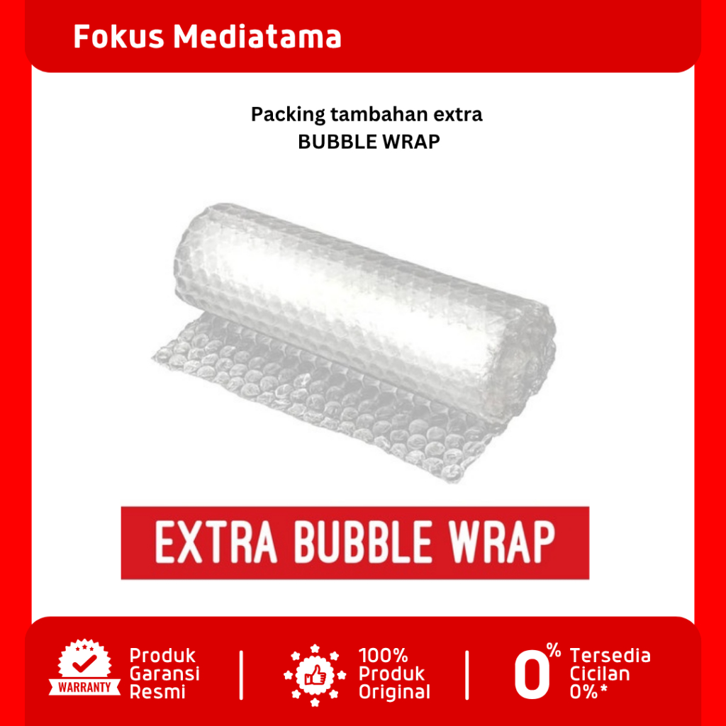 

Packing tambahan extra BUBBLE WRAP