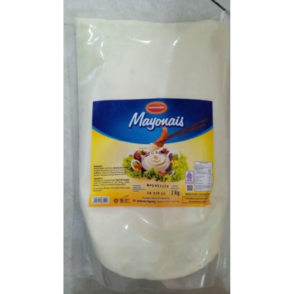 

Mayonaise Original 2kg Prima Agung