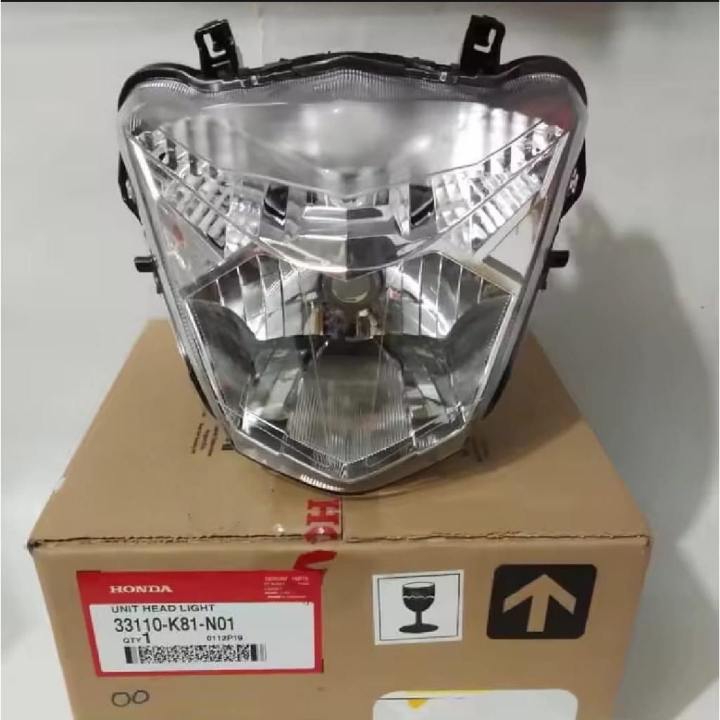 Reflektor Lampu Depan Honda Beat Fi Esp Eco / Beat Street (2016-2019) K81 Merk ORI Honda