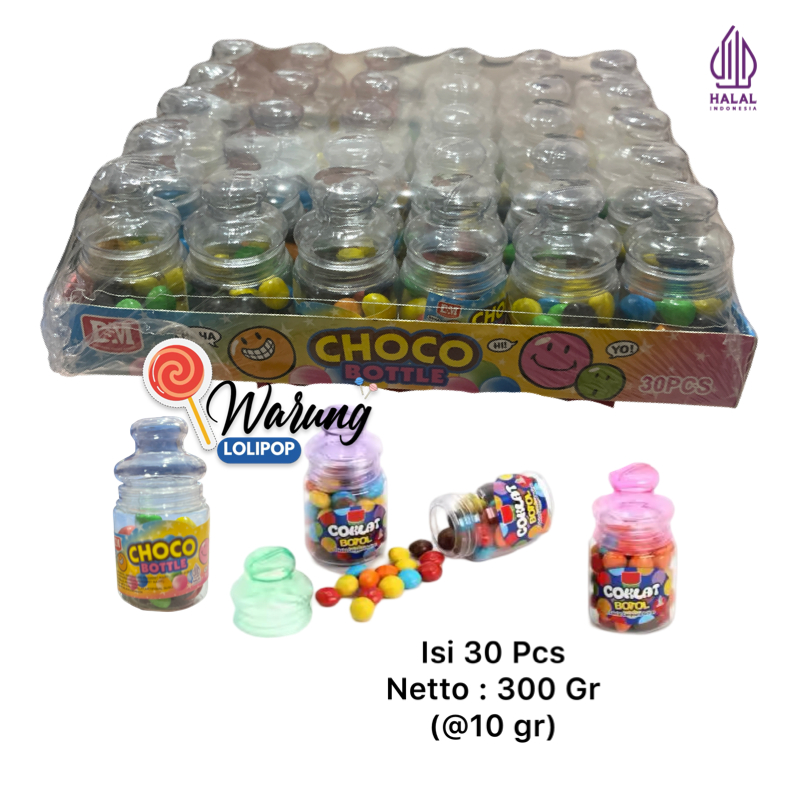 

Permen Choco Toples 30x10gr – Rasa Cokelat Manis dalam Toples