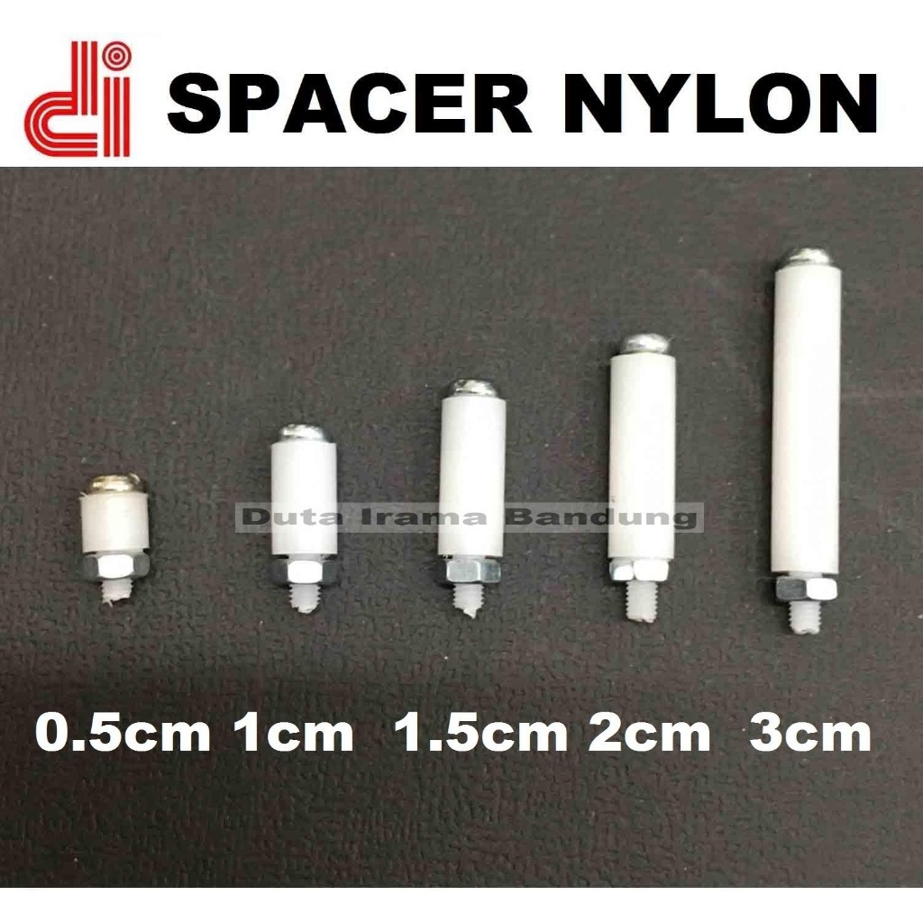 Spacer Nylon Spacer plastik Dudukan Penyanggah PCB M3