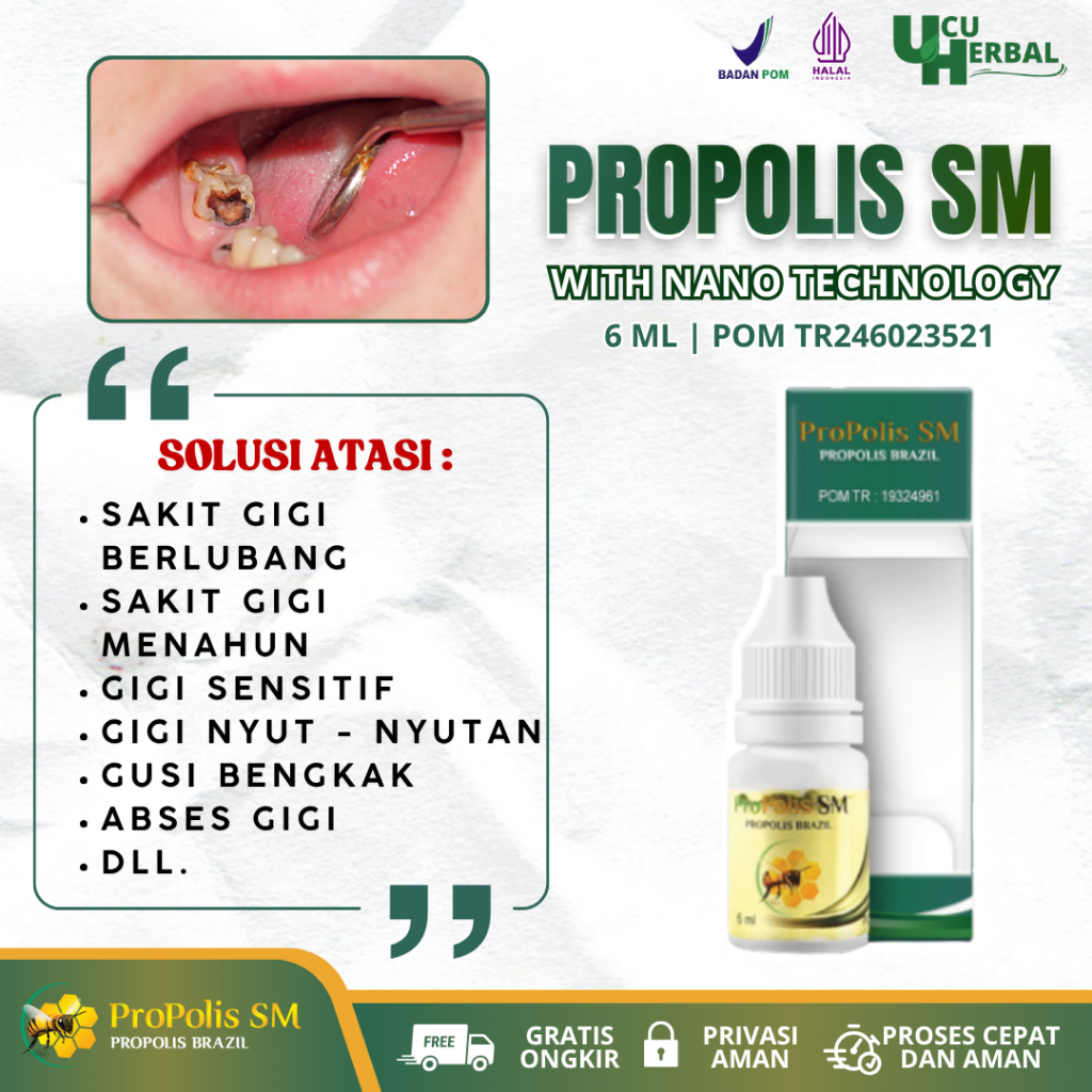 Obat Gigi Berlubang, Obat Sakit Gigi Menahun, Obat Gigi Nyut - Nyutan, Obat Gigi Sesitif, Obat Gusi 