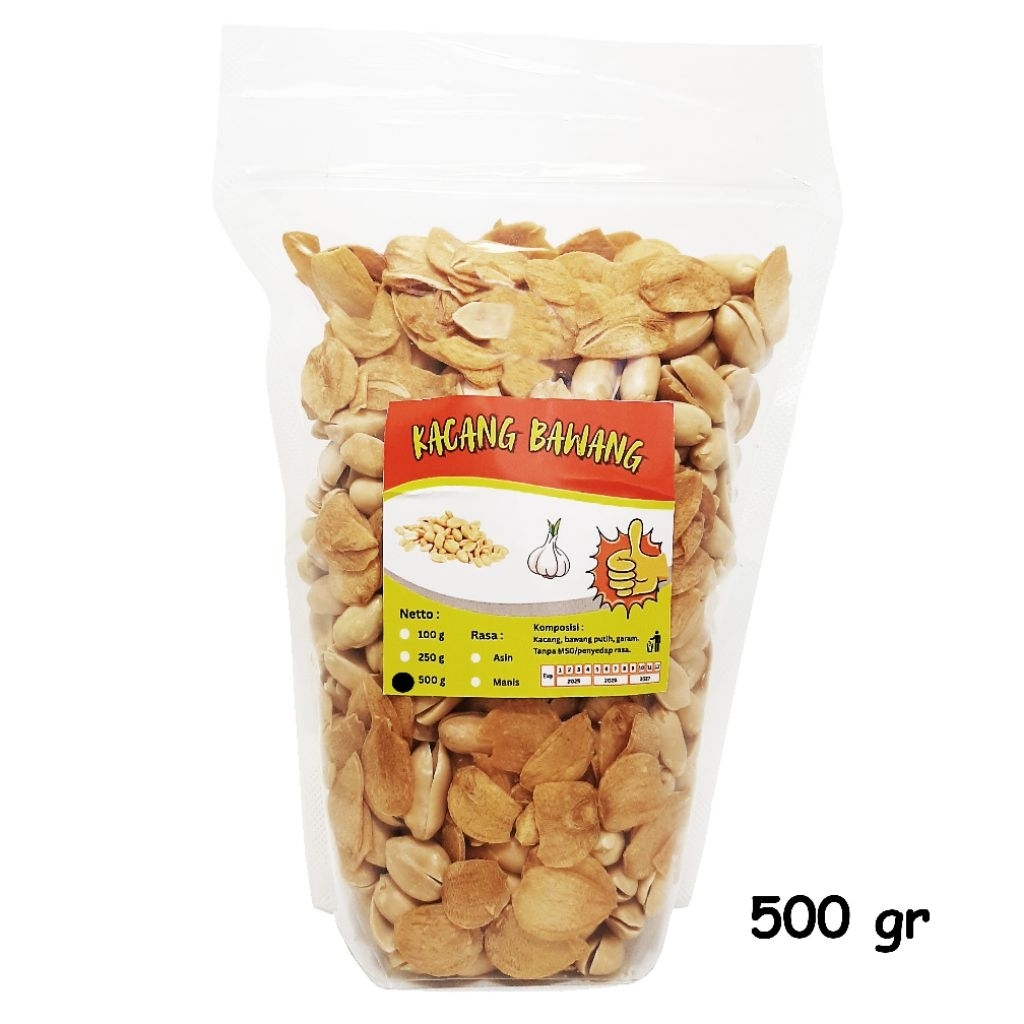 

Kacang Bawang Camilan Snack 500 gram