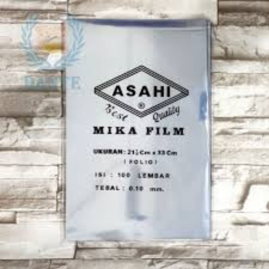 

Asahi Mika Plastik Jilid F4 Folio 10 Lembar