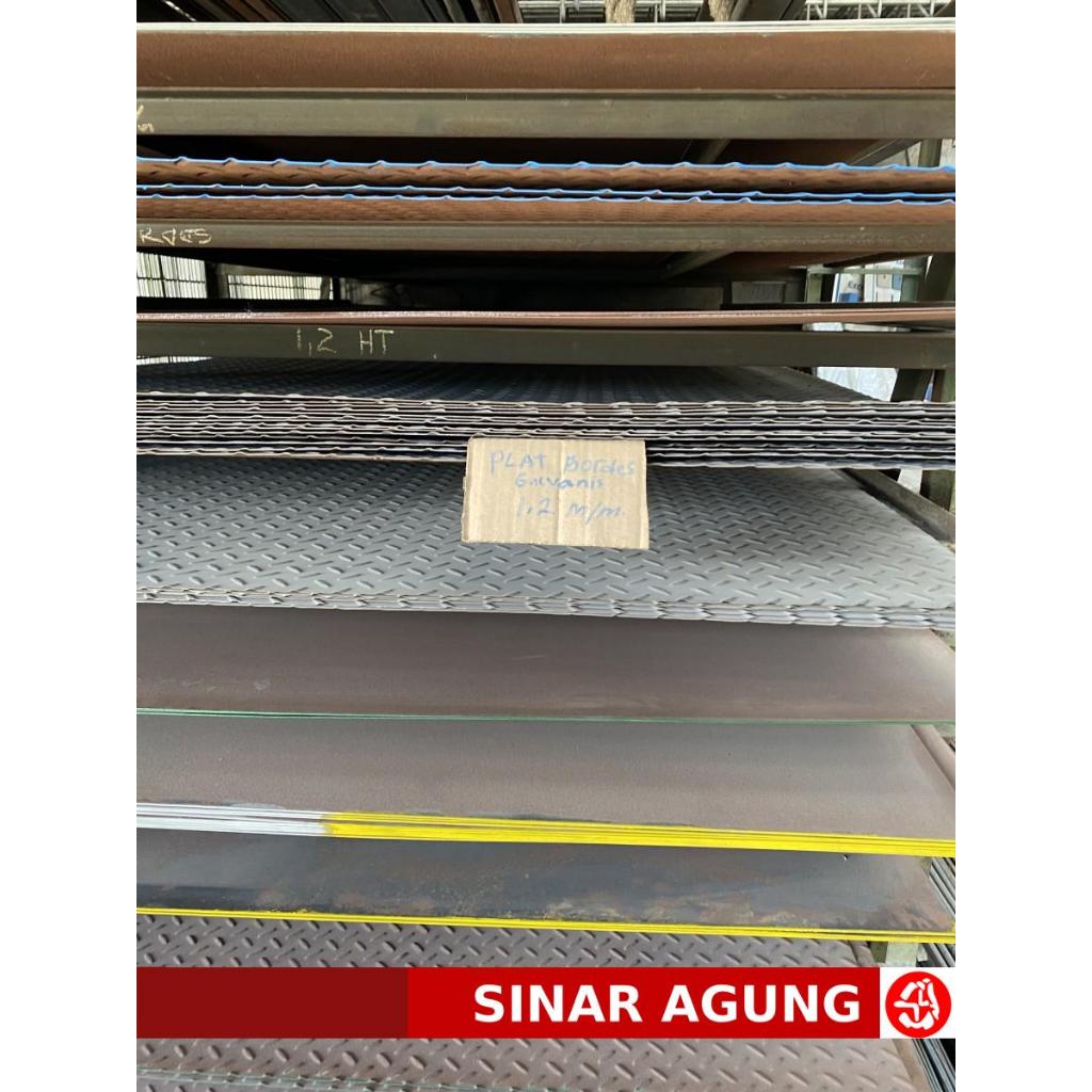 Plat Hitam Eser 1,4mm 1,2m x 2,4m / Plat Besi Hitam