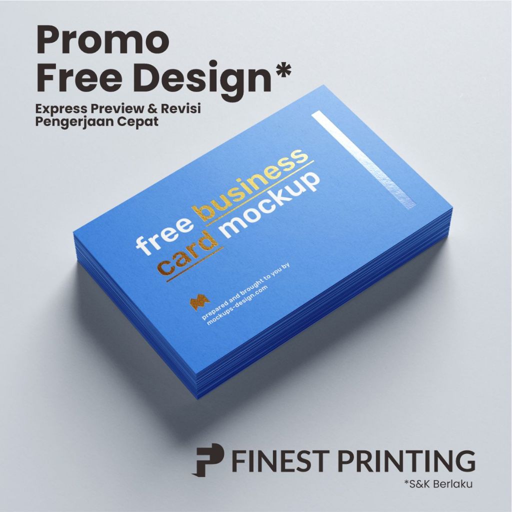 

Kartu Nama Free Desain Minim Order 2 box Termurah