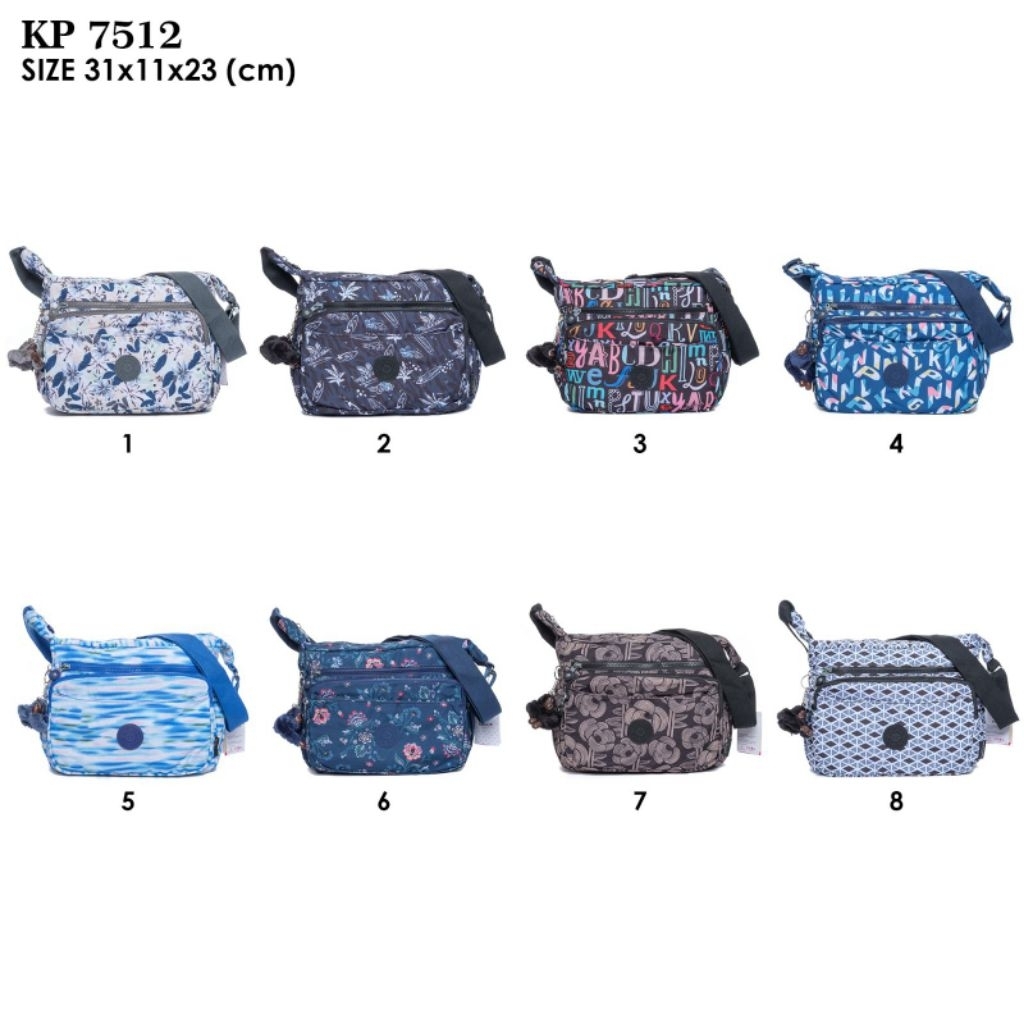 KP 7512 MOTIF KIPLING TAS SELEMPANG