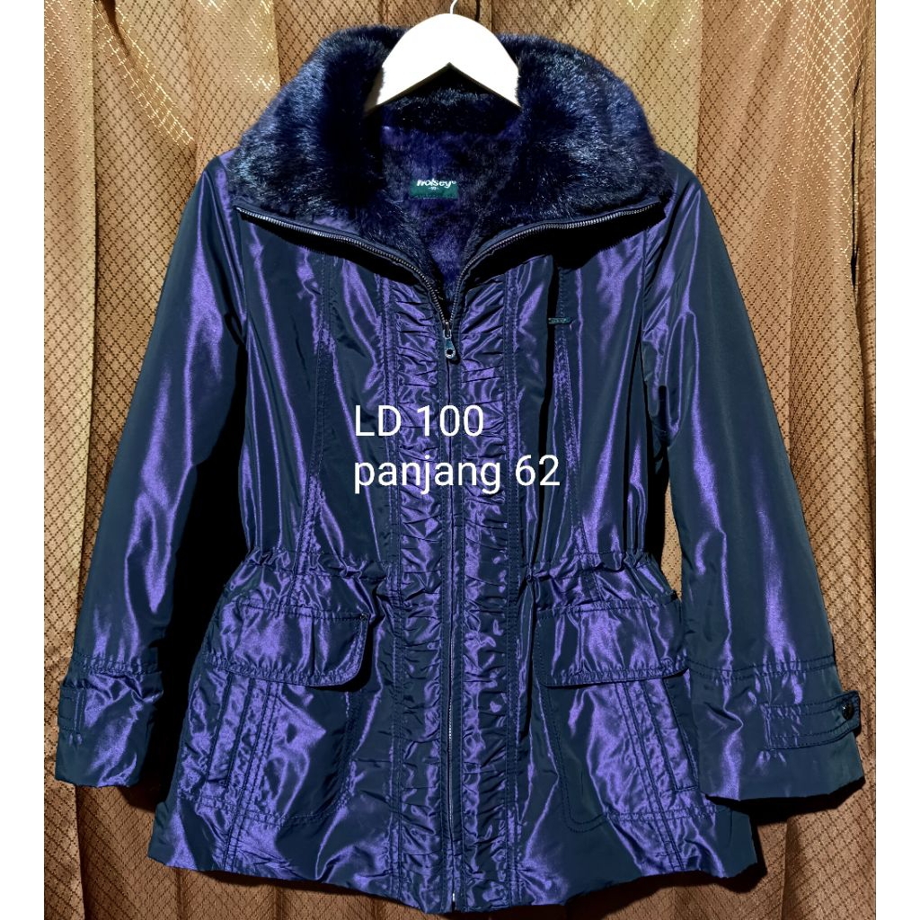 coat bulu asli coat bulas coat winter bulu fur rabbit coat coat wanita ungu coat musim dingin wanita