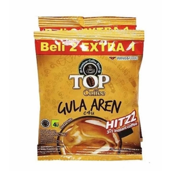 

(3 SACHET) ^ KYRA ^ Top Kopi Kopi Gula Aren Instant Coffee Kemasan Sachet Saset (BELI 2 EXTRA 1)