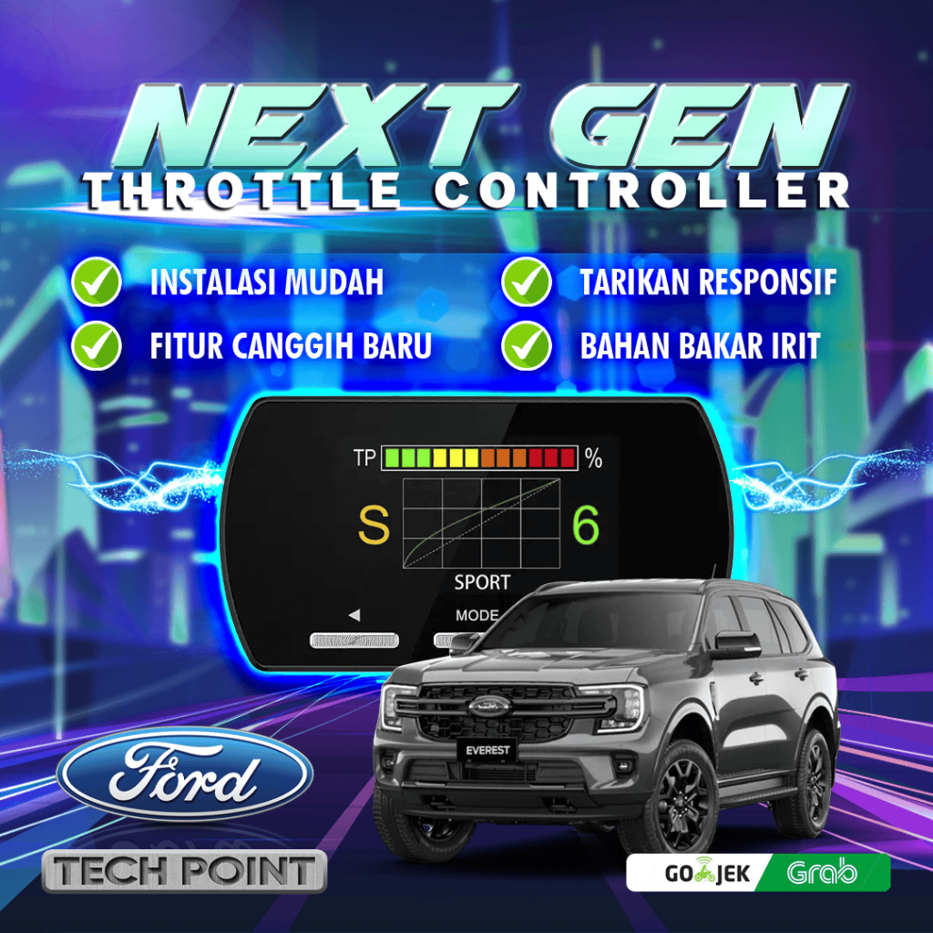 9 Drive Ford Everest Sport Piggyback Throttle Controller Next Gen ECU Remap