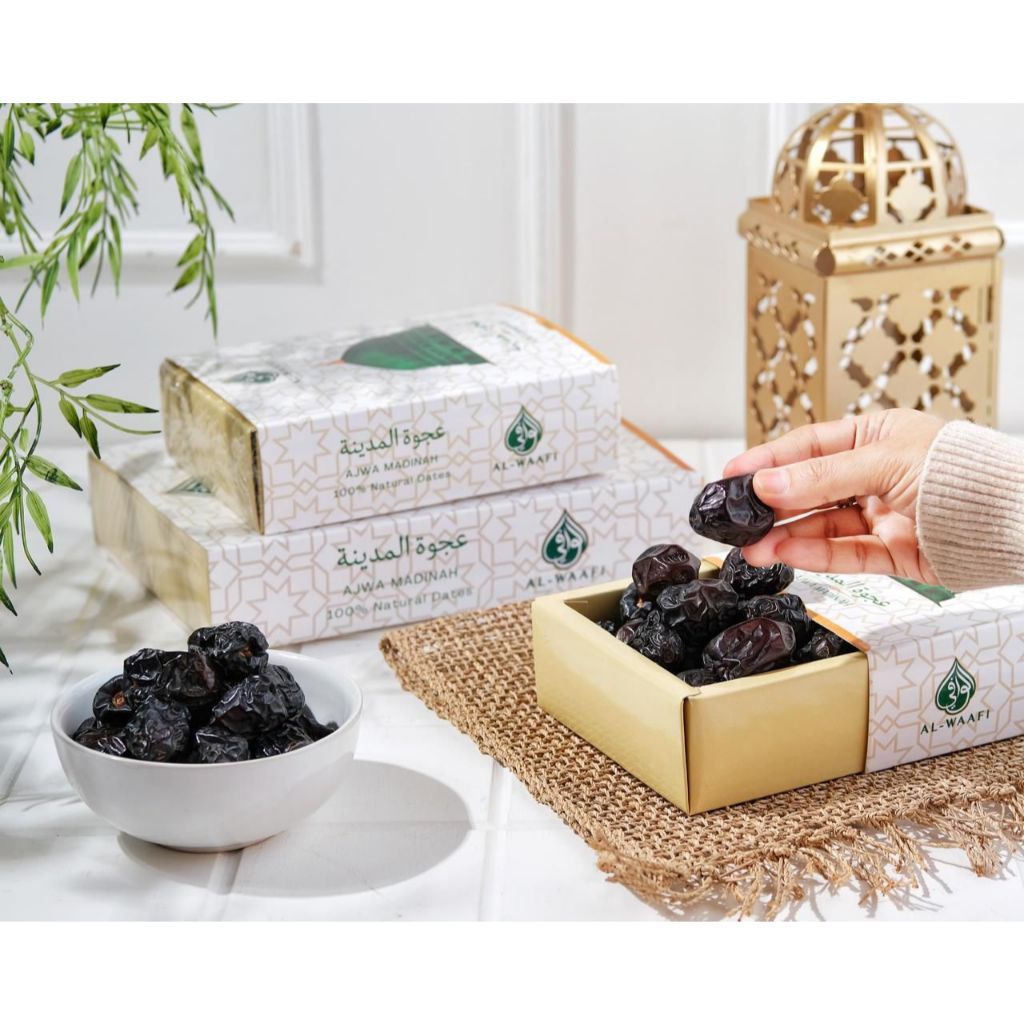 

AL WAAFI | Kurma Ajwa Al Waafi 500Gram | Kurma Nabi Kurma Ajwa