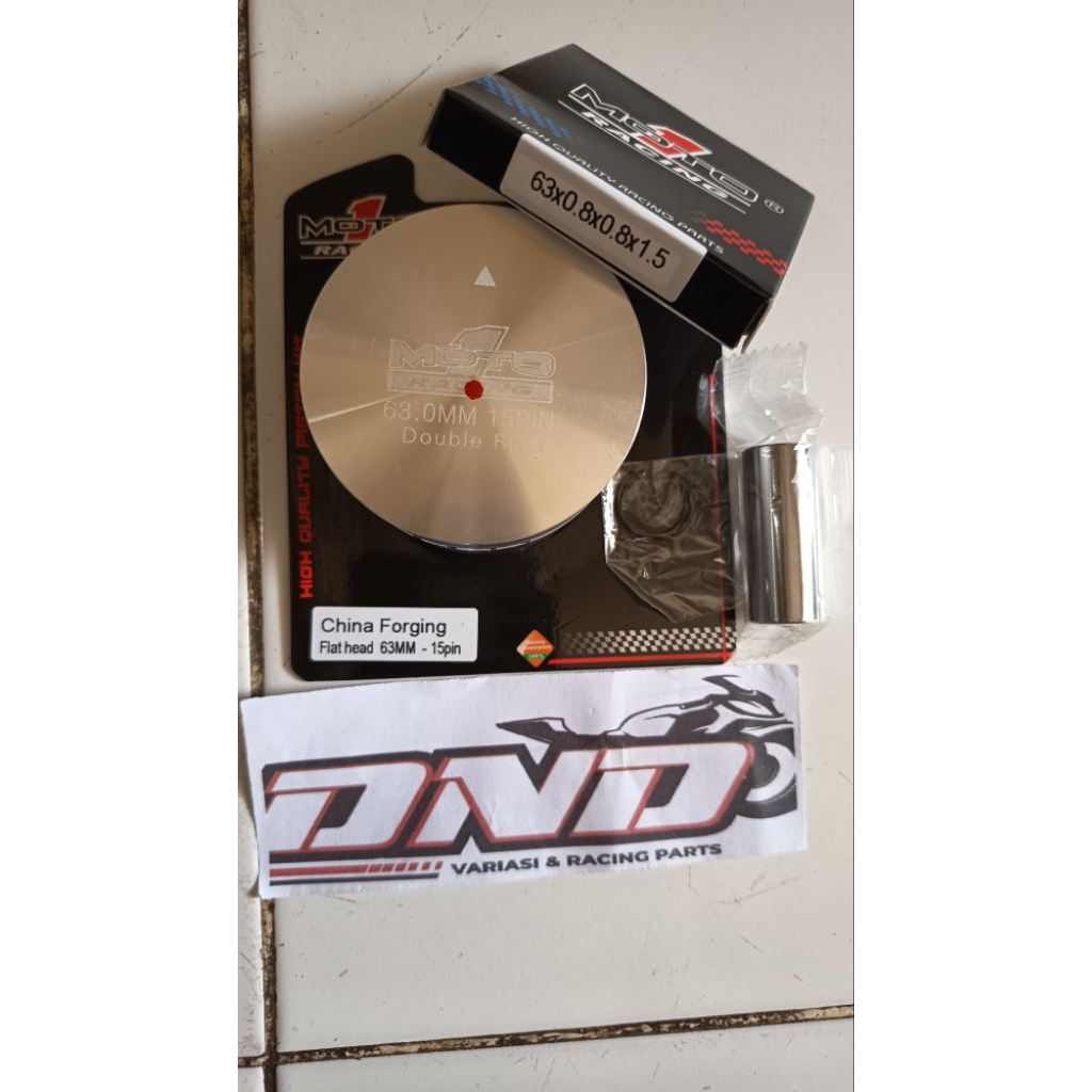 MOTO1 Piston forged 63mm pin 15/piston 63 pen 15/Piston moto1 forged 63mm pin 15/piston forget 63 pe