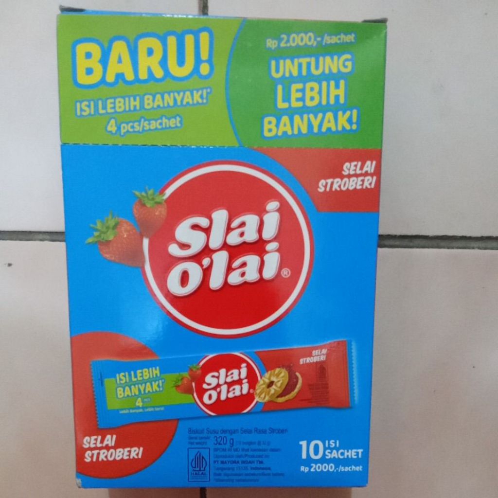 

Slai O'lai Strawberry Box isi 10 pcs