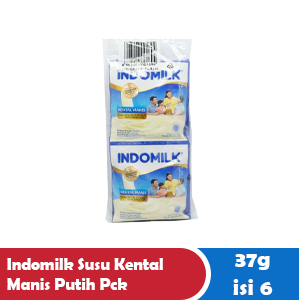 

INDOMILK SUSU KENTAL MANIS PUTIH PCK 6X37g