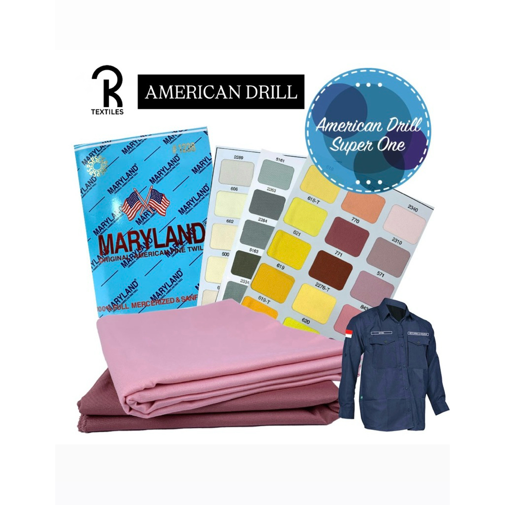 bahan american drill / kain american drill / bahan drill / japan drill