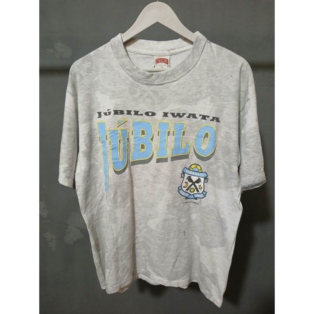 Kaos Bola Vintage Jubilo Iwata Yamaha FC AOP 90s - M