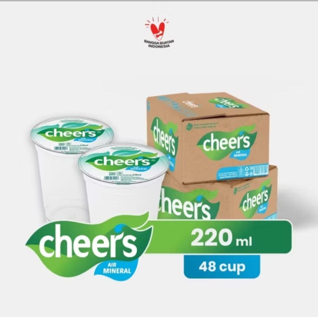 

Air Minum Cheers 220mL 1 Box
