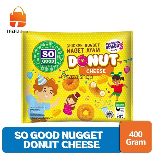 

So Good Chicken Nugget Donut Cheese 400gr Tazaj Shop