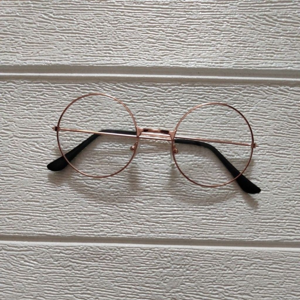 Kacamata wanita Korea Bulat  import stylish kekinian