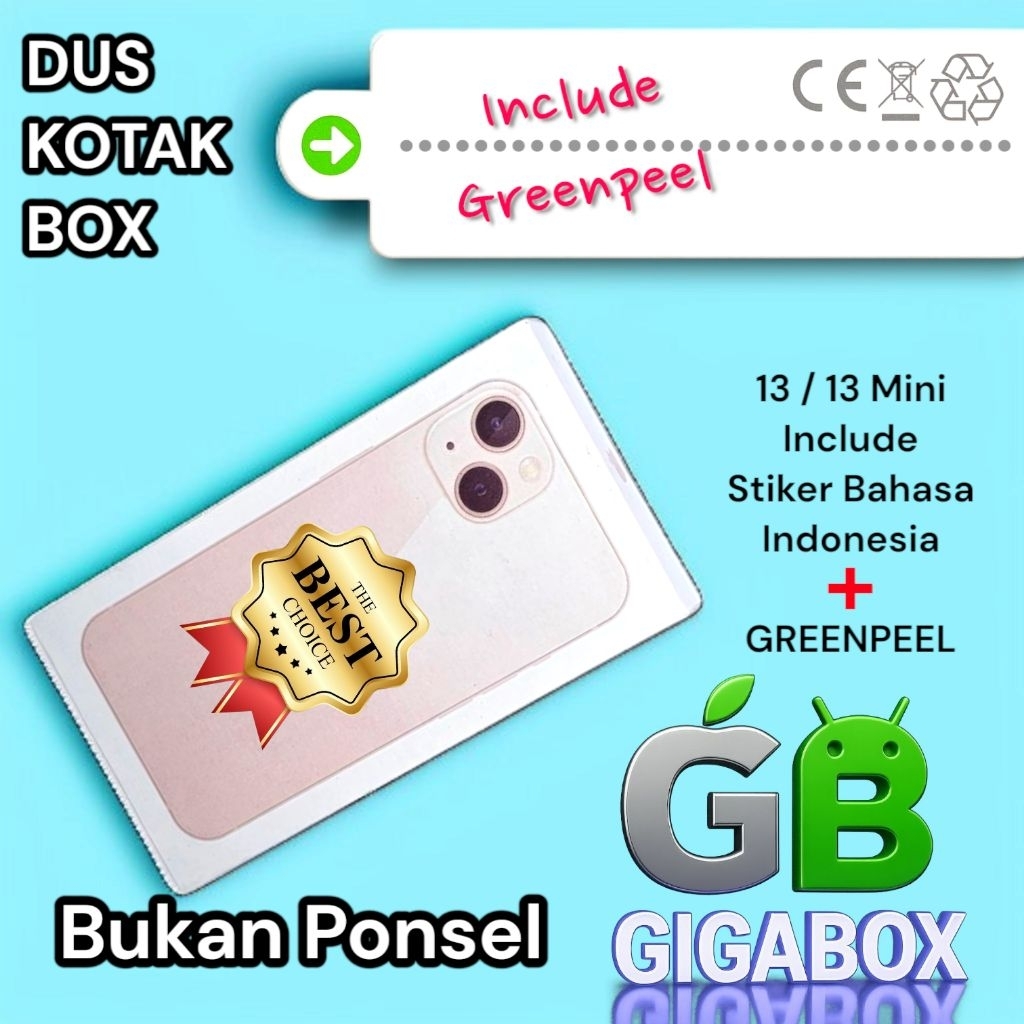 

(Best Choice) Dus Kardus Box 13 / 13 Mini - Tampilan Bahasa Indonesia + Greenpeel