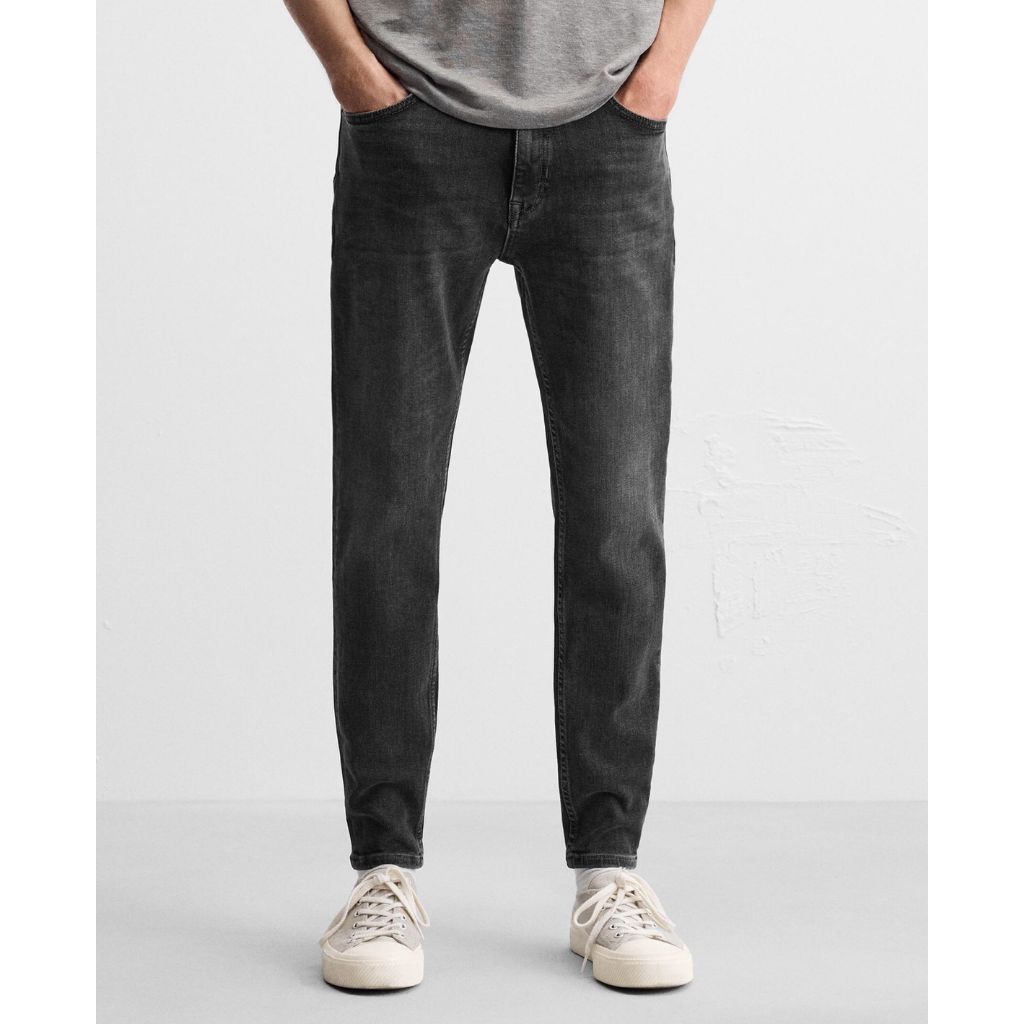 celana jeans pria skinny croped zaraman