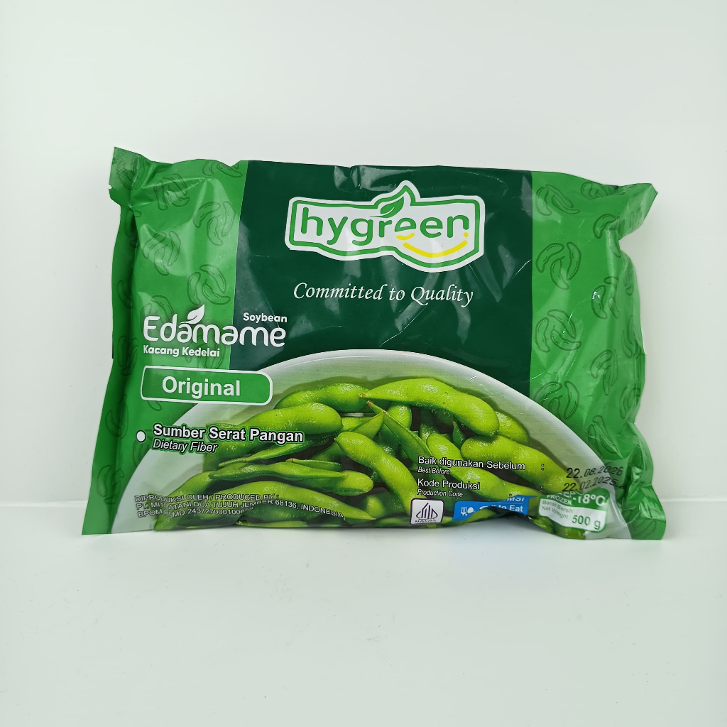 

Hygreen Edamame Original 500Gr Frozen Kacang Kedelai