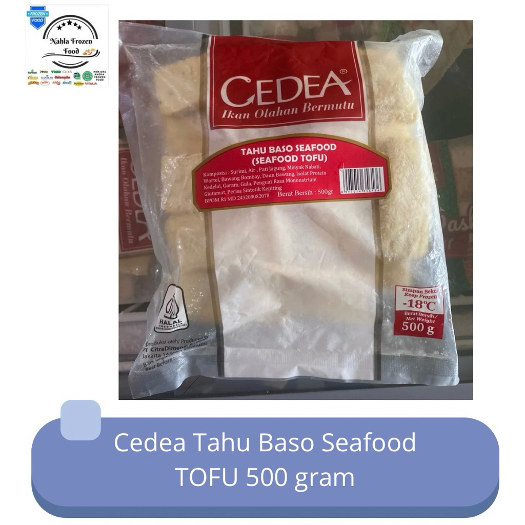 

CEDEA Tahu Baso Seafood TOFU Cedea
