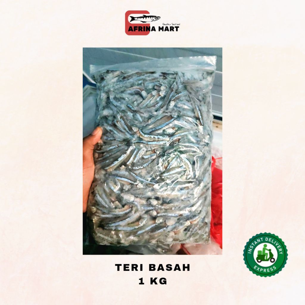 

Teri Basah 1 kg Frozen - Kirim Instant Afrina Mart