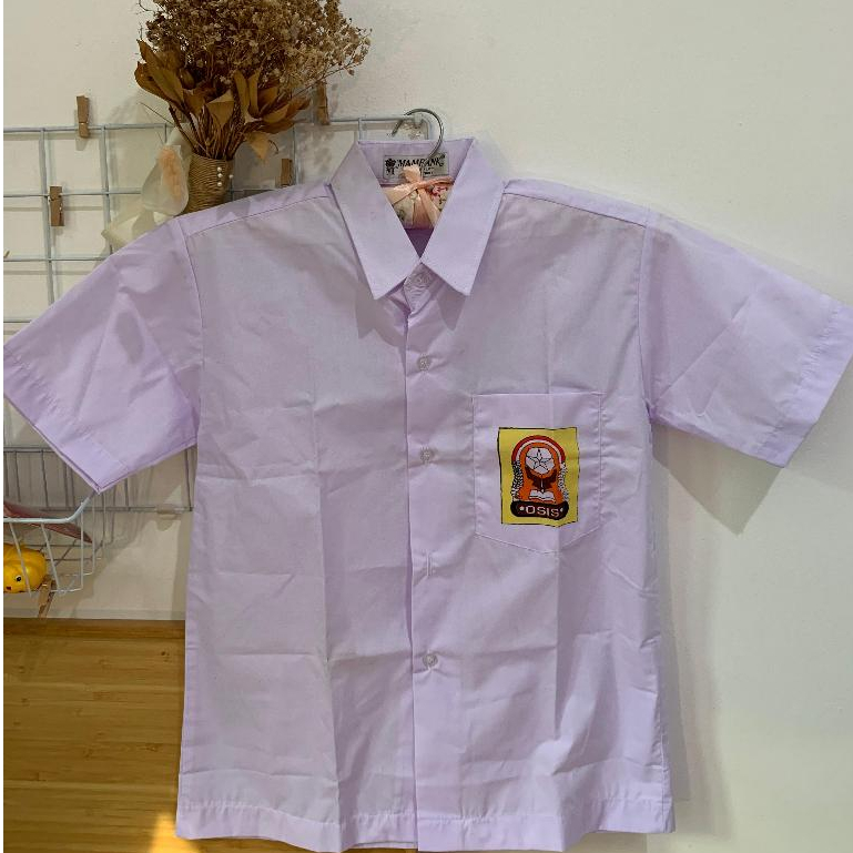 Baju Seragam Putih Osis SMP Lengan Pendek Mampank
