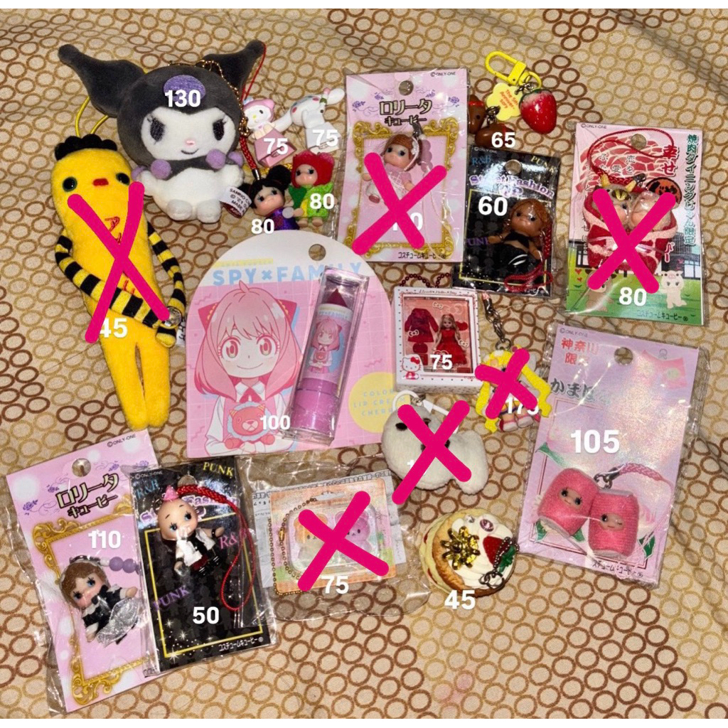 japanese trinkets food gotochi trinkets kewpie sanrio