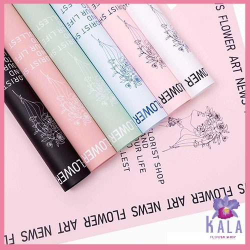 

Kertas Buket Bunga Cellophane Solid Flower Wrapping Paper KB6123