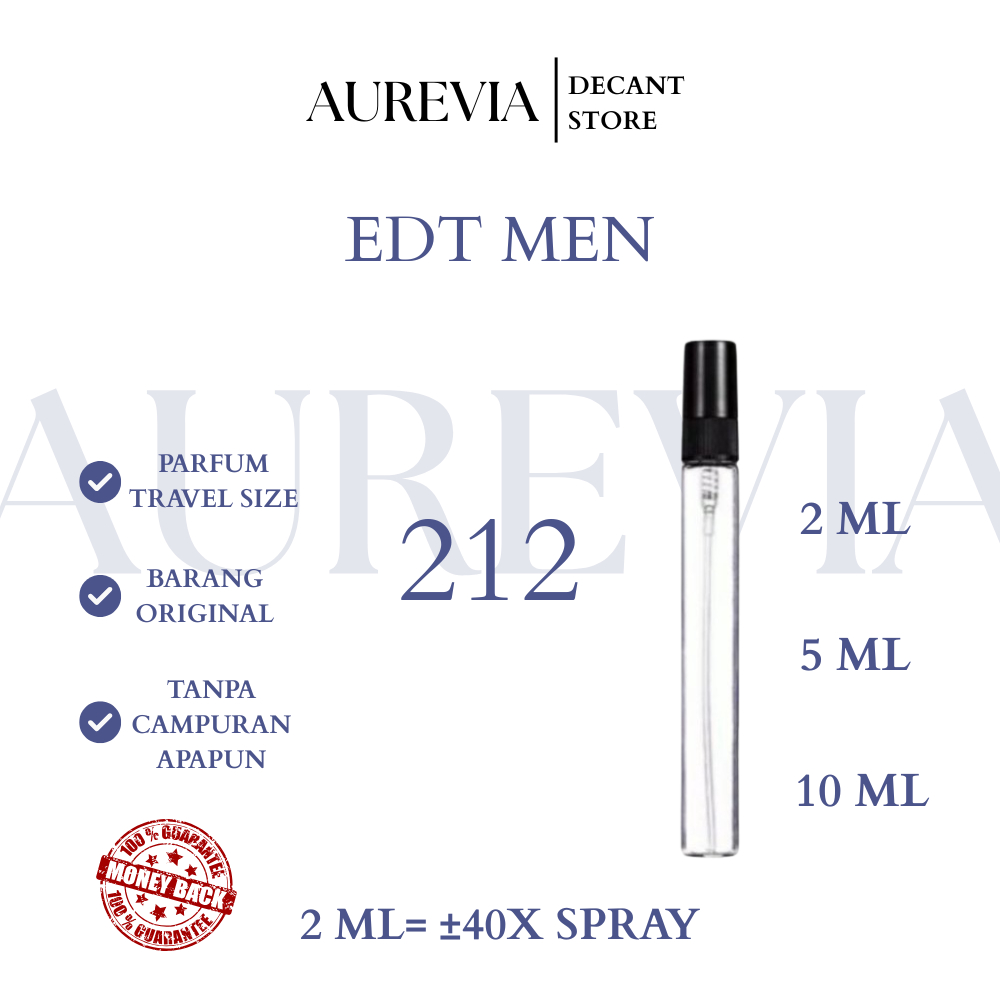 Decant Parfum Original 212 EDT Men