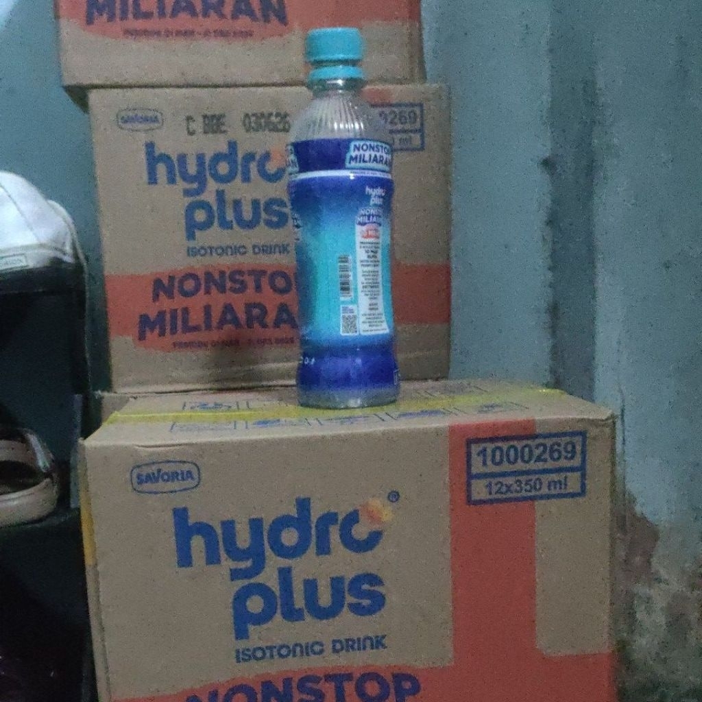 

HydroPlus Kemasan Baru (MASIH SEGEL)Non-stop Miliaran Tutup Biru Muda